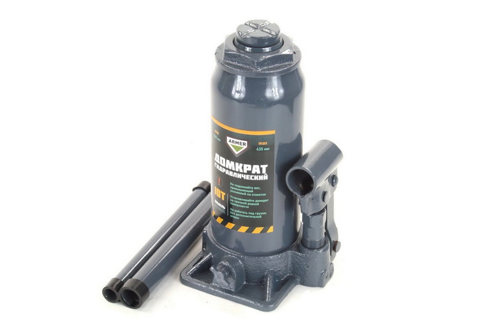 Зображення товару Домкрат 10т гідравлічний H 230 /435 <ARMER> (ARMER)
