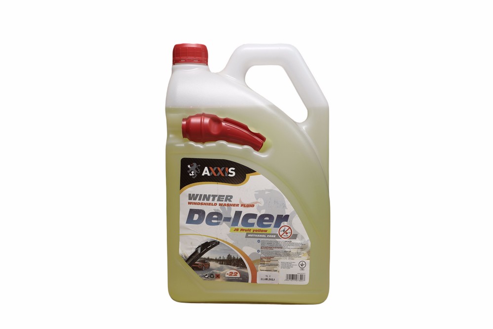 Зображення товару Омивач скла зимовий -22 GS Fruit yellow (каністра з лейк.) 4л <AXXIS> (AXXIS)