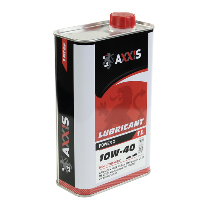 Зображення товару Олива моторн. AXXIS 10W-40 Power Х (Каністра 1л) (AXXIS)