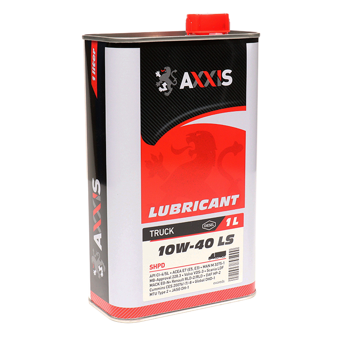 Зображення товару Олива моторн. AXXIS TRUCK 10w-40 LS SHPD (Каністра 1л) (AXXIS)