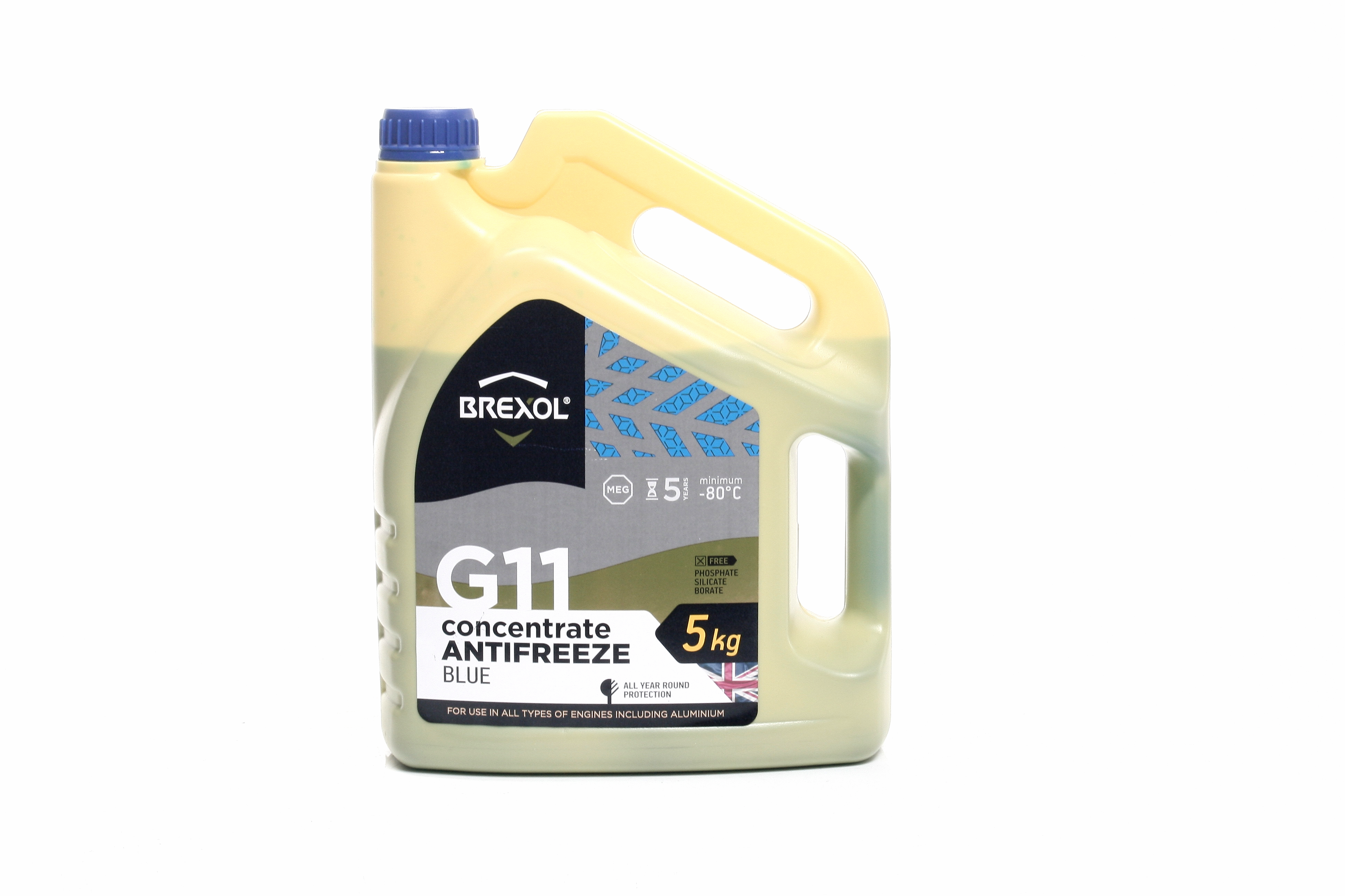 Зображення товару Антифриз BREXOL BLUE G11 Antifreeze (синій) 5kg (BREXOL)