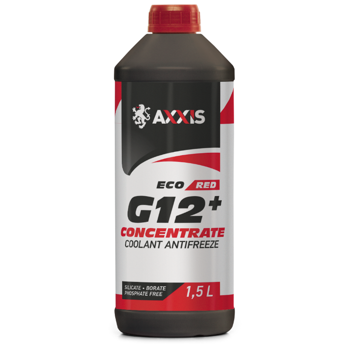 Зображення товару Антифриз концентрат ECO-80C RED G12+ (червоний) 1,5л <AXXIS> (AXXIS)