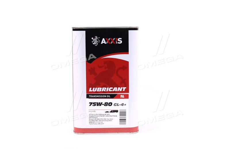 Зображення товару Олива трансміс. AXXIS 75W-80 GL-4 + (Каністра 1л) (AXXIS)