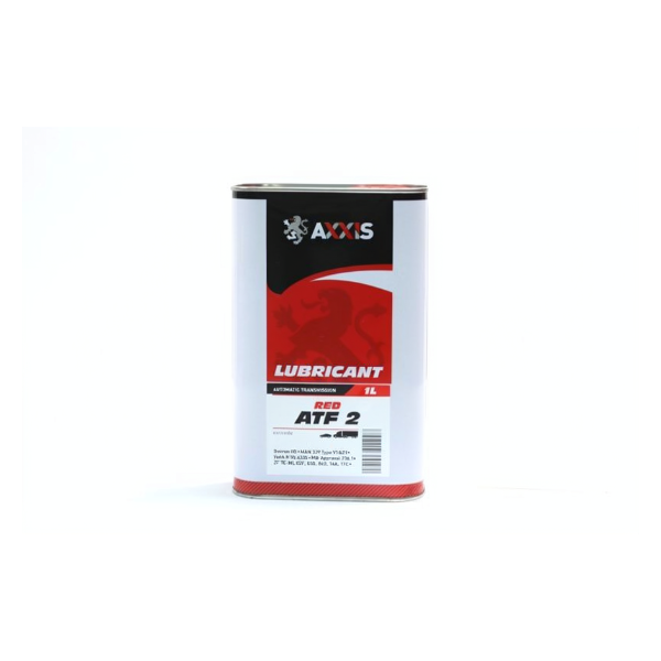 Зображення товару Масло трансміс.(червоне) AXXIS ATF 2 (Каністра 1л) (AXXIS)