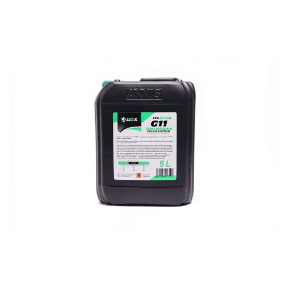 Зображення товару Антифриз концентрат ECO-80C GREEN G11 (зелений) 5л <AXXIS> (AXXIS)