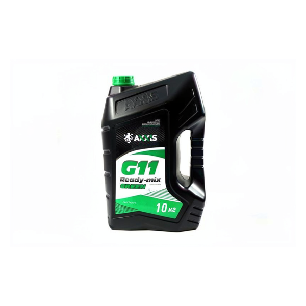 Зображення товару Антифриз GREEN G11 Сoolant Ready-Mix -36°C<AXXIS> (зелений) 10кг (AXXIS)